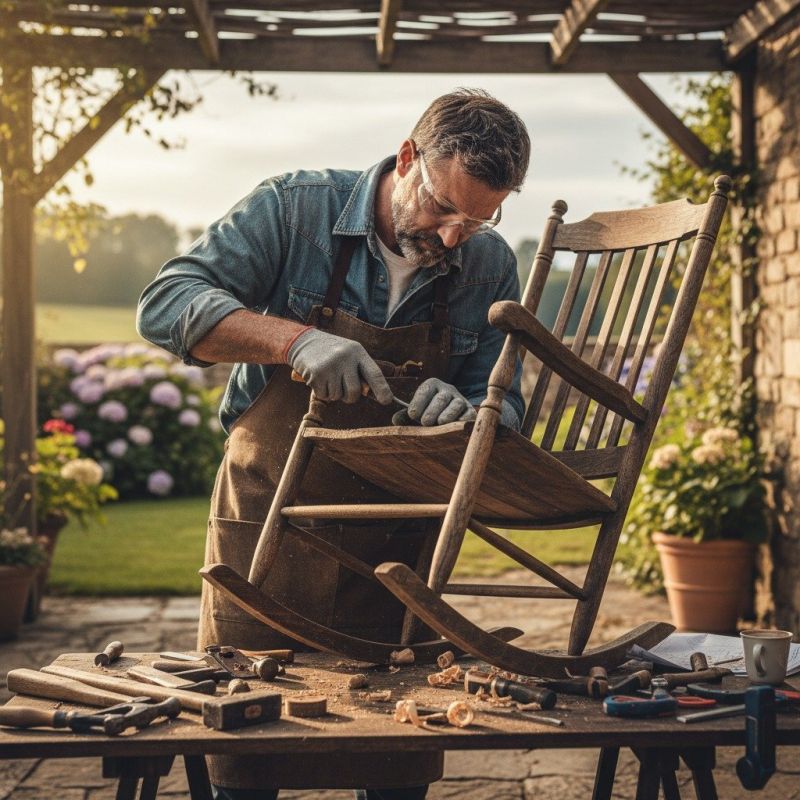 Antique Rocker Repair
